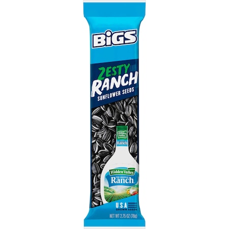 Bigs Hidden Valley Ranch Sunflower Seeds 2.75 Oz., PK72